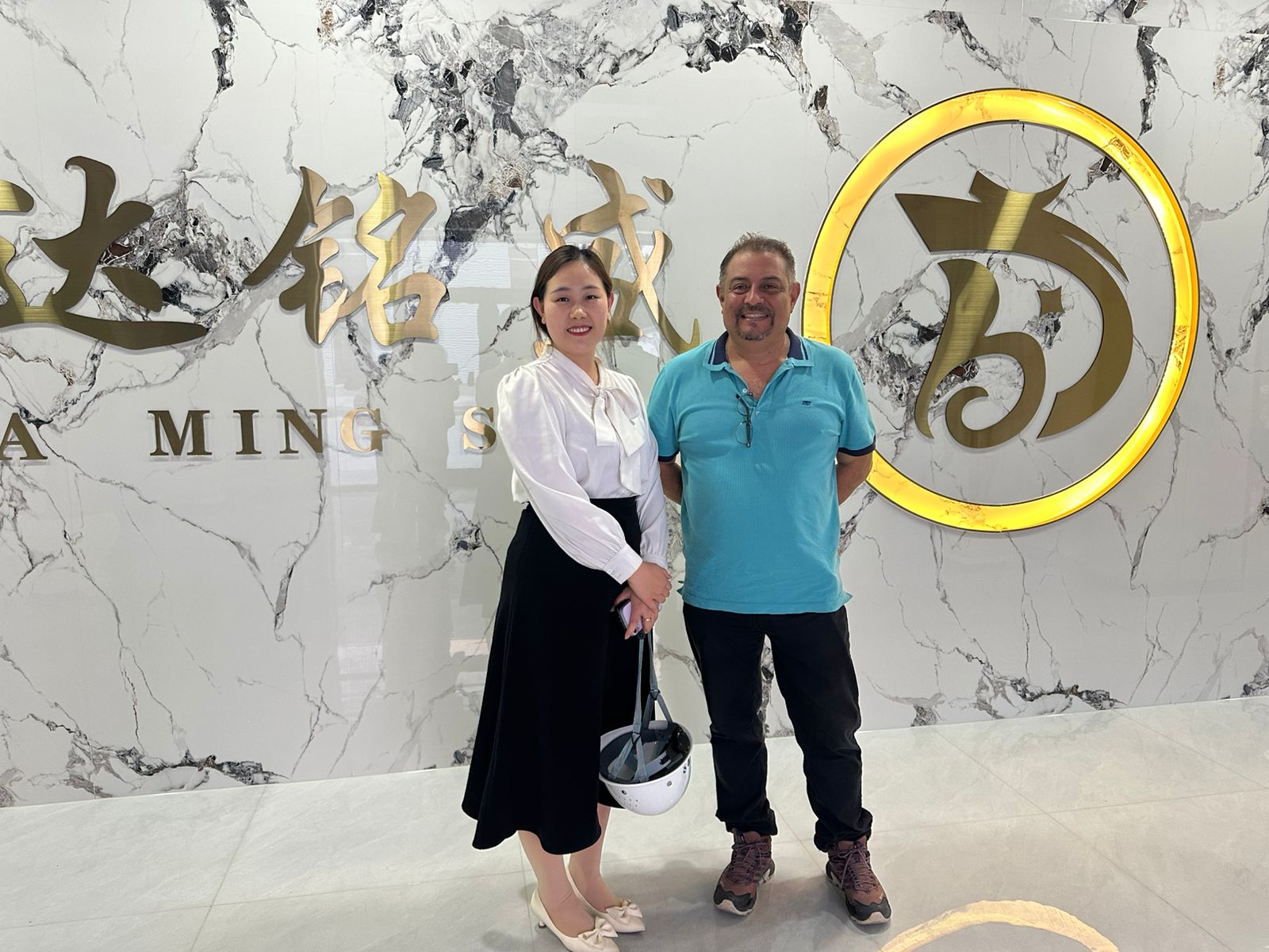 Reunión con proveedor en Shandong